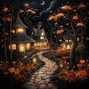Wooden Puzzle for Adults 1000 Piece House with A House On The Front and A Moon Wooden Jigsaw Puzzle for Adult and Best Gift Wood Puzzles Challenge Wooden Jigsaw Puzzle view 1