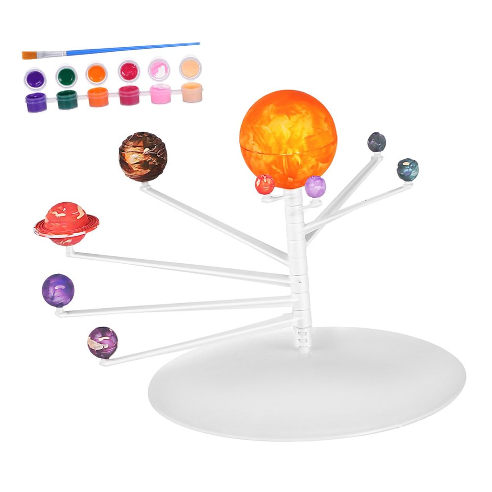 1Set Solar System Model Kit Planetary for Educational Astronomy Experiment Decorative Space Model for Science Projects and Room Decor