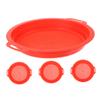 Abaodam 4PCS Beach Sand Sifter Plastic Sand Sieves for Outdoor Fun for Beach Parties Sandbox Play and Treasure Hunting Activities view 1