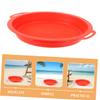 Abaodam 4PCS Beach Sand Sifter Plastic Sand Sieves for Outdoor Fun for Beach Parties Sandbox Play and Treasure Hunting Activities view 3