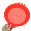 Abaodam 4PCS Beach Sand Sifter Plastic Sand Sieves for Outdoor Fun for Beach Parties Sandbox Play and Treasure Hunting Activities view 4