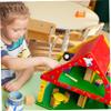 1Set Baseball Kit DIY House Decoration Realistic Baseball Bat Glove Model for Dollhouse Accessories Creative Sports Lovers view 2