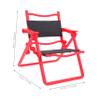4Pcs Mini Folding Dollhouse Chairs Realistic Beach Chair Miniature Furniture for Creative Play for Dollhouse Micro Landscape Garden Decor view 2