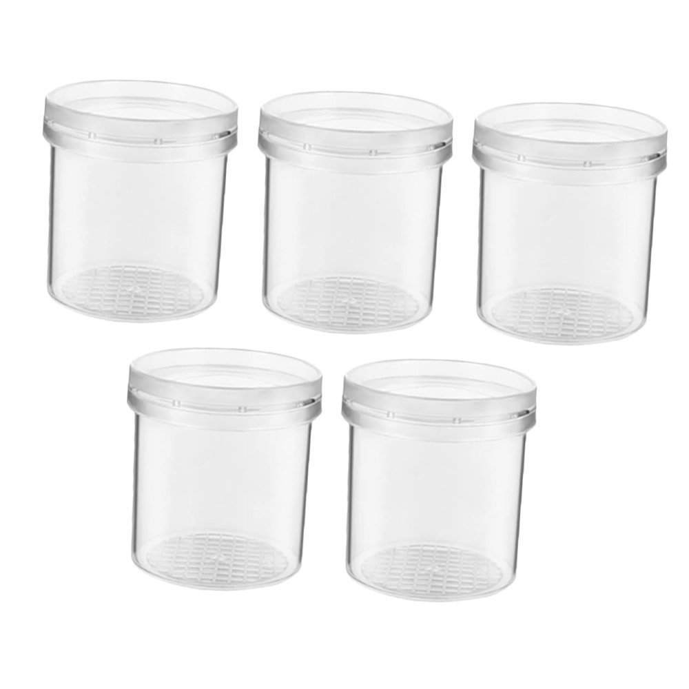 5Pcs Transparent Magnifying Jars Portable Insect Viewer Box for Nature Exploration Collection Kit for Outdoor Adventures and Science Learning