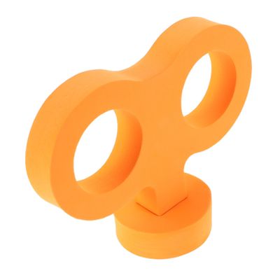Cute Wind Up Key for Car Roof Decoration Aesthetic Eva Auto Sticker Fun and for All Vehicle Models Unique Car Decoration Accessory