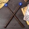 MagicRanger Light Up Wizard Magic Wands with Sound 2PCS Illuminating Witch Wand Set for Kids Cosplay Birthday Party Favors, Leaf view 3