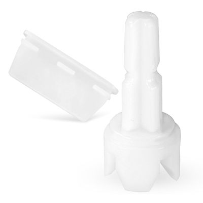 Tinoaly 2pcs Replacement Parts for Baby Brezza FRP0046 Formula Pro Advanced, Axle Stem & Silicone Scraper Funnel Filter Accessories (Attach to Locking Cover)