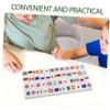 Abaodam 48Pcs National Flag Mahjong Game Set Push Tiles for Adults Innovative Gameplay with Building Blocks for Parties and Home Entertainment view 3