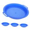 Abaodam 4pcs Sand Sifter Plastic Beach Sand Sieve for Childrens Easy to Clean and Store Enhances Creativity and Coordination Skills Sandbox and Backyard Fun view 1