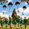 Rdogeia 8PCS Valentines Day Gifts for Kids Dinosaur Parachute Toy Hand Throwing Flying Toys for Kids Boys Girls,Valentine School Classroom Exchange view 3