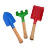 1 Set Gardening Tool Shovel and Rake for Planting Fun Garden Beach Safe Lightweight for view 1