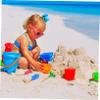 1 Set Gardening Tool Shovel and Rake for Planting Fun Garden Beach Safe Lightweight for view 3