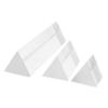 3pcs High Precision Optical Glass Triangular Prisms for Science Experiments and Photography for Light Refraction Teaching and Creative Projects view 1