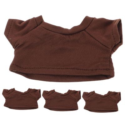 4PCS DIY Bear T Shirts for Stuffed Animals Cute Clothing for Plush Bears Fashionable Dress Up Options for Creative Play for Home and Travel