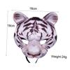 Abaodam 1Set Halloween Tiger Mask White Yellow Tiger Face Cover Material for Carnival Cosplay Suitable for All Ages view 2