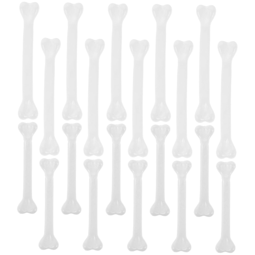 30Pcs Lightweight Plastic Skeleton Props for Creative Crafts Decorations and Spooky Party Themes Reusable and Versatile for Haunted House Decor