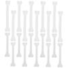30Pcs Lightweight Plastic Skeleton Props for Creative Crafts Decorations and Spooky Party Themes Reusable and Versatile for Haunted House Decor view 1