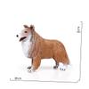 1Pc Lifelike Rough Collie Realistic Pet Ornament for Room Decoration Photography Prop for Dog Lovers Safe Material view 2