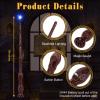 MagicRanger Light Up Wizard Magic Wands with Sound Illuminating Witch Wand Set for Kids Cosplay Birthday Party Favors, Hive 2PCS view 2