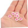 1 Pack Miniature Narutomaki Charms Fake Japanese Food Slices for DIY Nail Art Crafting Lightweight Clay Decorations for Creative Projects Dollhouse Decor view 4