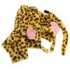 1Set Cute Animal Ear Headband Plush Cosplay Costume Accessory with Tail Gloves and Bowtie for Halloween Parties and Dress Up Events view 1