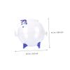1Pc Transparent Glass Piggy Bank Cartoon Design Money Box for Adults Decorative Coin Saving Bank Teach Saving Habits Enhance Home Decor view 2
