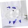1Pc Transparent Glass Piggy Bank Cartoon Design Money Box for Adults Decorative Coin Saving Bank Teach Saving Habits Enhance Home Decor view 3