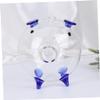 1Pc Transparent Glass Piggy Bank Cartoon Design Money Box for Adults Decorative Coin Saving Bank Teach Saving Habits Enhance Home Decor view 4
