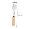 2pcs Folk Style Musical Spoons Rustic Metal Percussion Instruments for All Ages Easy to Play Friendly Handle for Parties and Outdoor Gatherings view 2