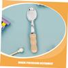 2pcs Folk Style Musical Spoons Rustic Metal Percussion Instruments for All Ages Easy to Play Friendly Handle for Parties and Outdoor Gatherings view 3