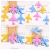 18Pcs Airplane Shape Erasers for Learning Stationery Fun Party Favors School Rewards Collectibles Random Colors view 3