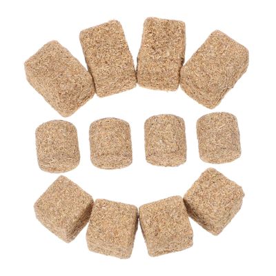 12Pcs Miniature Haystack Ornaments Realistic Artificial Farm Decor for Dollhouse Autumn Style Stackable Hay Bales for Fall Party Decorations Unique DIY Craft Accessory