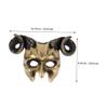 Abaodam 2Pcs Unique Half Face Animal Cosplay Accessory for Masquerade Parties for Festivals Celebrations and Themed Events view 2