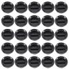 WATIIFUFU 50Pcs Piggy Bank Plugs Black Plastic Bottom Covers for Closure for Saving Boxes and Plaster Figurines Easy Tool Installation view 1