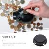 WATIIFUFU 50Pcs Piggy Bank Plugs Black Plastic Bottom Covers for Closure for Saving Boxes and Plaster Figurines Easy Tool Installation view 4