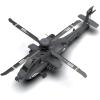 Aeonity F11-S AH64 Remote Helicopter, RC Dual-axis Co-Drive Flybarless, 1/32 Scale 2.4G 6CH, 6G/3D Stunt Apache Helicopter Model with Camera and GPS for Adults (Two Batteries) view 4