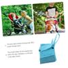 Abaodam Stroller Mesh Bag Organizer Chic Storage for Diapers Snacks Elegant Hanging Bag for Gear Spacious Design for Stylish Travel view 3