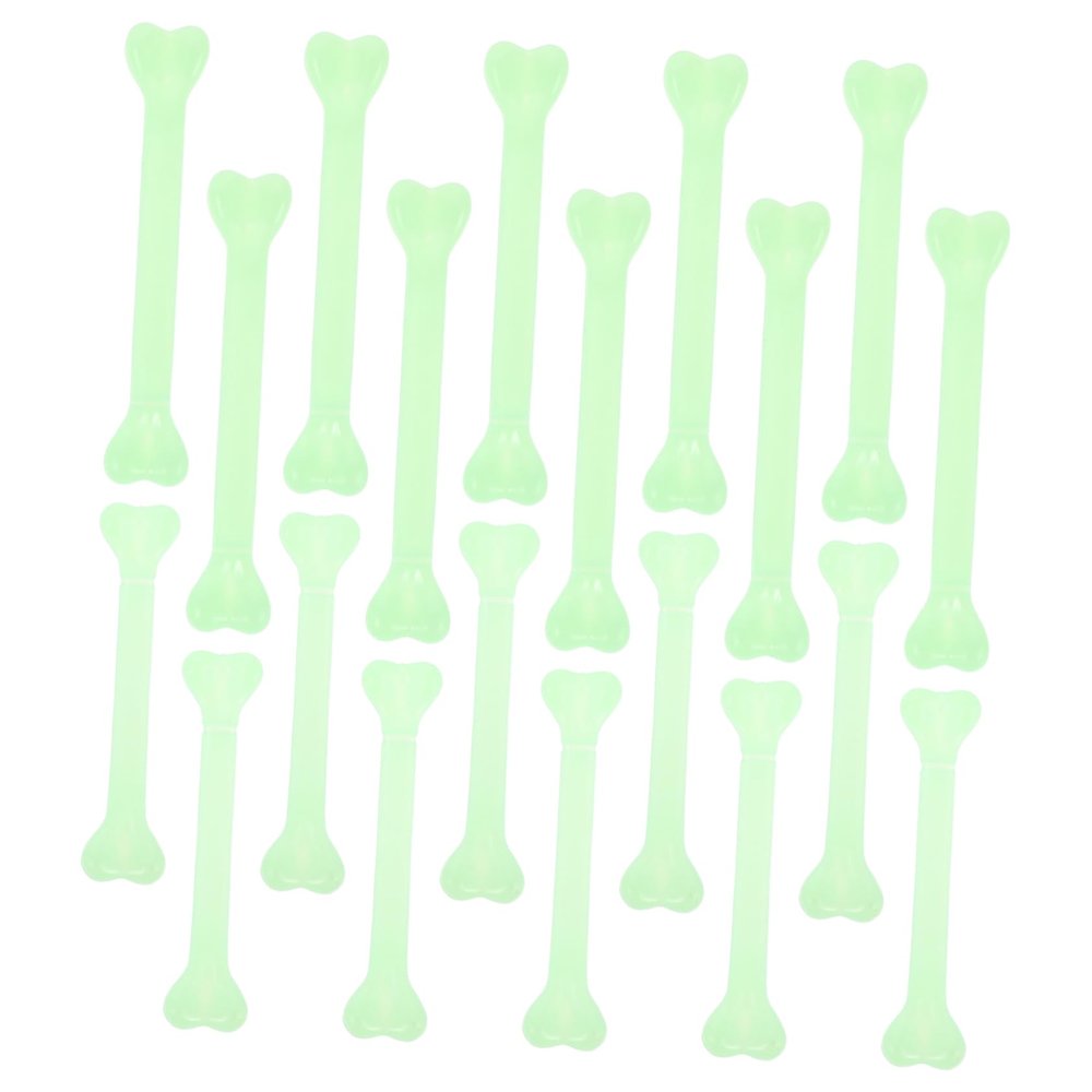 30pcs Halloween Fake Bones Lightweight Plastic Skeleton Props for DIY Crafts Seasonal Decorations Versatile Bones for Ample Supply for Creative Halloween Events