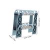 INOOMP Wooden Train Track Accessories Kids Wooden Bridge Model for Toddlers Detachable Double-Layer Design for Train Scene Layouts view 2