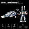 AOUHMN SDF-1 Strong-Attack Fortress Cruiser Model Kit, Building Set for Adults, Transforming 2-in-1 Starship Converts to Robot Figure to Build and Play - 4,682 Pieces Display - Gift for Animated Fans view 2
