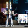 AOUHMN SDF-1 Strong-Attack Fortress Cruiser Model Kit, Building Set for Adults, Transforming 2-in-1 Starship Converts to Robot Figure to Build and Play - 4,682 Pieces Display - Gift for Animated Fans view 3