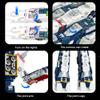 AOUHMN SDF-1 Strong-Attack Fortress Cruiser Model Kit, Building Set for Adults, Transforming 2-in-1 Starship Converts to Robot Figure to Build and Play - 4,682 Pieces Display - Gift for Animated Fans view 4