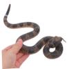 Abaodam 2pcs Realistic Rubber Snake Lifelike Rattlesnake Figures for Pranks Garden Decor and Halloween Party Props Safe Flexible Material for Pets view 4
