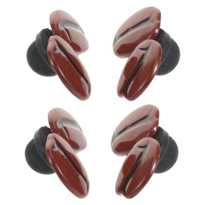 4pcs Coffee Bean Brooch Pins Cute Japanese Style Enamel Badges for Bags Clothing and Accessories Charming Coffee Motif with Vibrant Colors for Daily Wear