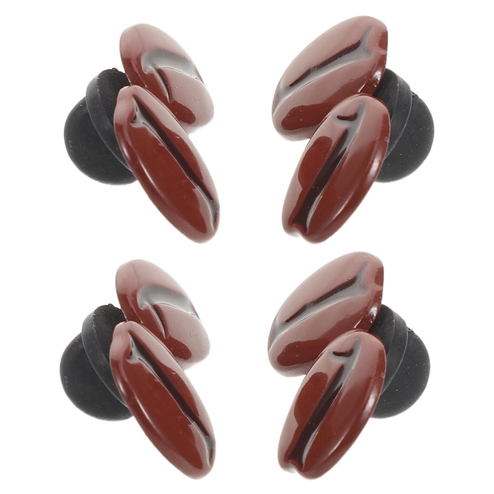 4pcs Coffee Bean Brooch Pins Cute Japanese Style Enamel Badges for Bags Clothing and Accessories Charming Coffee Motif with Vibrant Colors for Daily Wear
