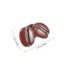 4pcs Coffee Bean Brooch Pins Cute Japanese Style Enamel Badges for Bags Clothing and Accessories Charming Coffee Motif with Vibrant Colors for Daily Wear view 2