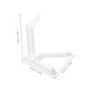 Abaodam 4pcs Multi-Purpose Action Figure Stand Base for Displaying Models Plastic Holder for DIY Kits Flexible Support Rack for Toys and Collectibles view 2