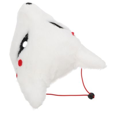 1Pc Unique Plush Fox Mask Creative Animal Costume Prop for Parties Festivals and Celebrations Material with Excellent Touch for Photo Use and Dance