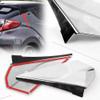 2X Chrome Rear Tail Side Window Spoiler Cover Trim Fit for Toyota C-HR CHR 2016-22 view 3