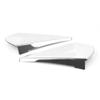 2X Chrome Rear Tail Side Window Spoiler Cover Trim Fit for Toyota C-HR CHR 2016-22 view 4